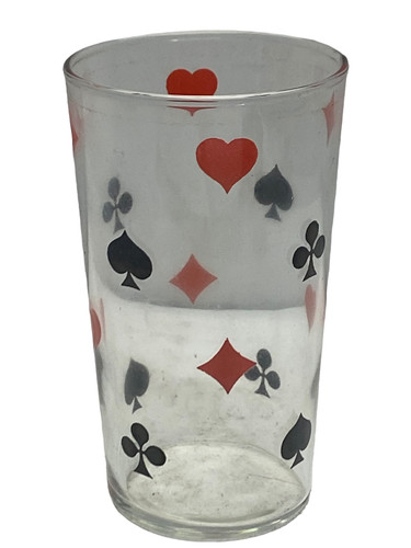 Ancien verre bistrot bar jeu - ancien,