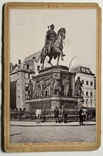 ALLEMAGNE Cologne Statue Friedrich Wilhelm III c1900 Photomécanique abimée
