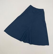 Jupe BRORA A-line midi bleu