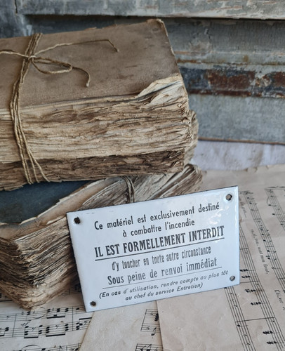 Ancienne petite plaque - petite,