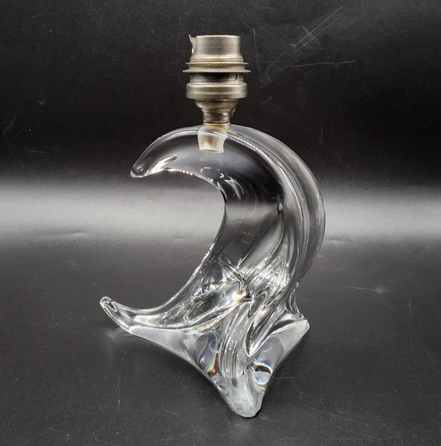 Pied lampe vague cristal - lampe,