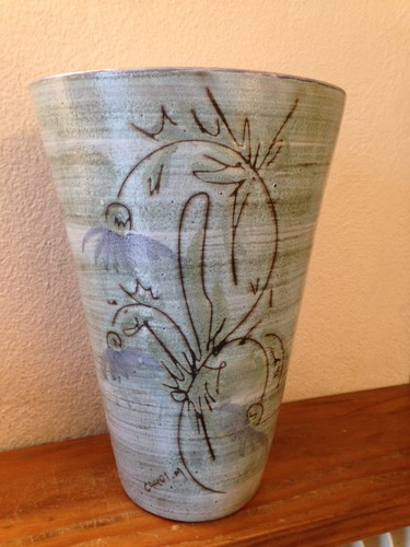 Superbe imposant vase - et,