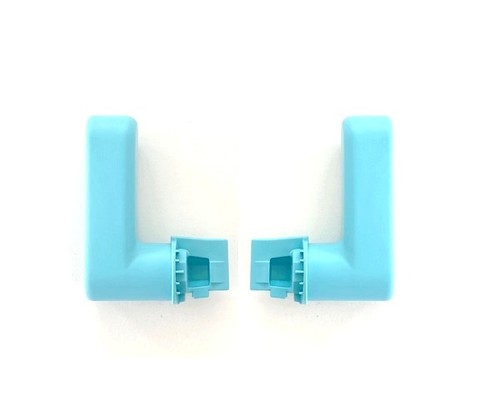 Poignée porte bleu - porte,
