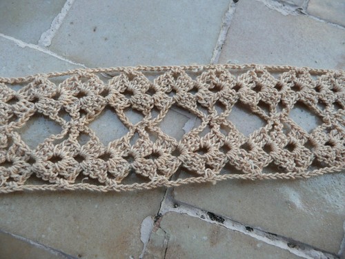 Dentelle ancienne écrue - dentelle,