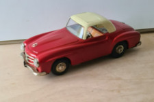 Schuco voiture ancienne en tôle Mercedes motex 1088 rouge