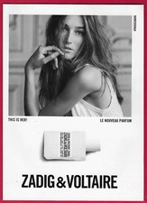 Publicité Papier - parfum this is him! de Zadig & Voltaire de 2017, J. Le Tutour
