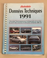 AUTODATA - Données techniques 1991