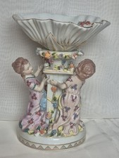 Meissen , magnifique coupe en porcelaine signée