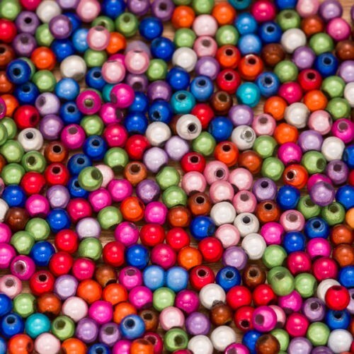 Perles 4mm mixte miracle - 30,