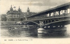 Paris - Le viaduc de Passy -
