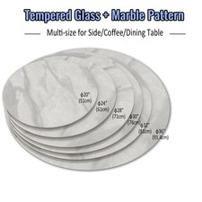 20"-36" Round Tempered Glass