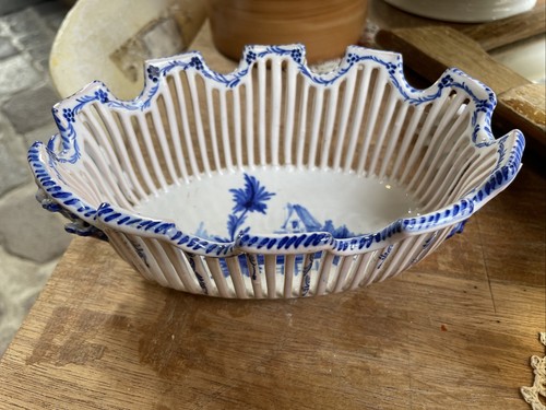 Ancienne jardinière faïence - ancienne,
