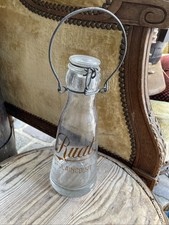 Ancienne Bouteille De Lait En Verre H. Ruat Rue Caulaincourt 