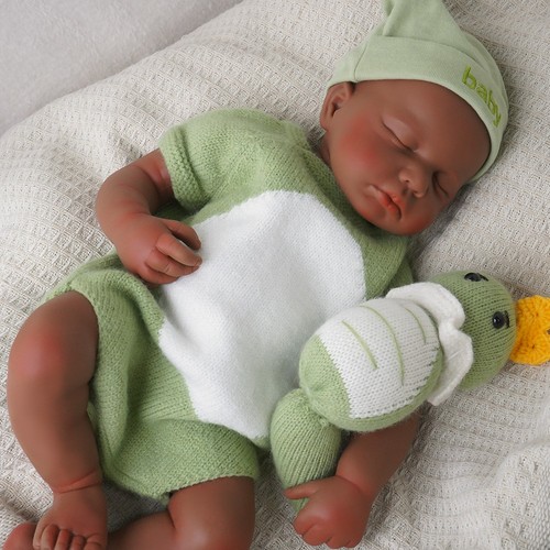 9inch painted reborn doll - reborn,