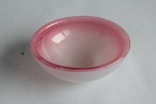 MURANO Coupelle Vide poche verre rose poudre d'or (64403)