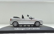 Volkswagen VW Golf 4 Cabriolet Modèle Mini-/Maxichamps 1:43 Argent 940058331