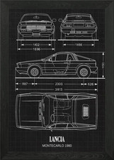 Lancia Montecarlo 1980 Framed