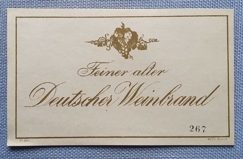 Ancien étiquette schnaps - ancien,