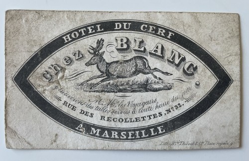 Etiquette ancienne - , (