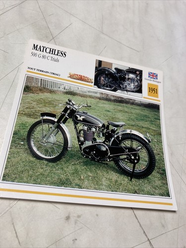 Matchless 500 g80 trial - g80, 1951