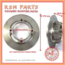Kit pair brake discs front Ø