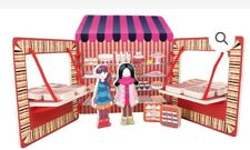 Stand De marchande de Bonbons en bois jeu jouet d'imitation de rôle neuf rare