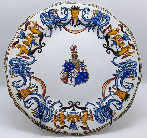 Ancienne assiette plate - ancienne,