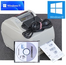 Imprimante D'Étiquettes Datamax DMX E 4304 Lpt + USB Étiquettes Win 7 8 10 11