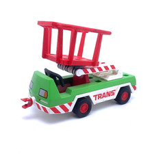 PLAYMOBIL * AEROPORT * Véhicule Service Vert Nacelle Articulée Trans 3197 (Usé)