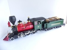 2018 D / ECHELLE G LGB LOCOMOTIVE 2-6-0 N° 18 + TENDER D.S.P ET P.R.R