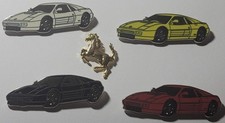 PINS PIN FERRARI 348  AUTOMOBILE LOGO 4 COULEURS 1000 EX FRANCE  EN ZAMAC