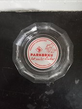 CENDRIER PUBLICITAIRE PARKBRAU VINTAGE EN VERRE