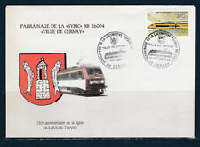 FRd  enveloppe train parrainage locomotive SYBIC ville de Cernay  1989