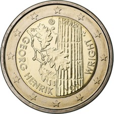 [#1220876] Finland, 2 Euro, Georg Henrik von Wright, 2016, Vantaa, Bi-Metallic, 