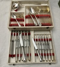 MENAGERE EN METAL ARGENTE