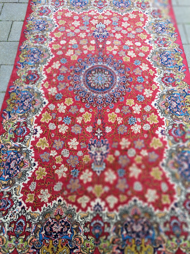 Tapis oriental vieux fait - tapis, vieux,