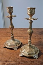 JOLIE PAIRE DE BOUGEOIR EN