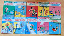 LOT  10 BD GASTON LAGAFFE  éditions anciennes FRANQUIN années 80 dont 3 EO