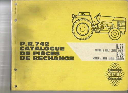 Renault 742 tracteur - pr,