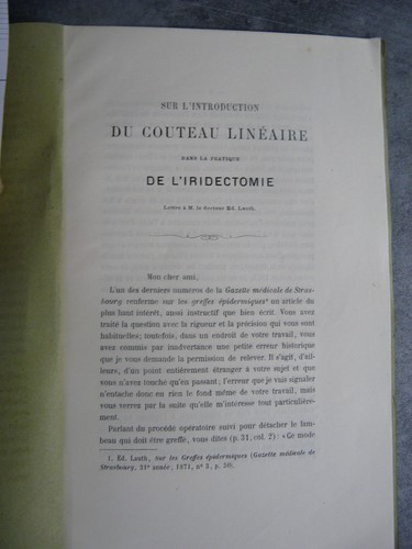 Monoyer couteau linéaire - monoyer,