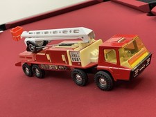 Jouet Ancien Camion Pompier Échelle 47cm GOZAN TÔLE Années 70 80