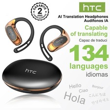 Ecouteur Bluetooth Casque Audio IA Traducteur Instantané 134 Langues 6.0 AI HTC