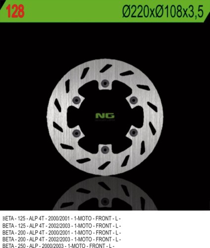 Disque frein avant - ng, de