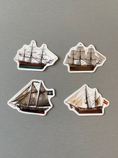 4 Autocollants stickers 