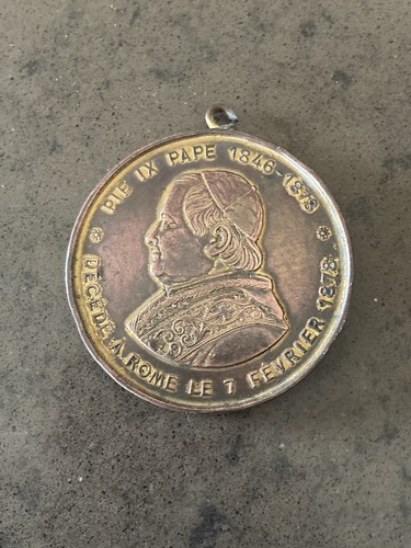 Médaille 1878 pape pie - pie, ix