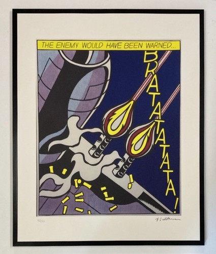 Lithographie roy lichtenstein - lithographie,
