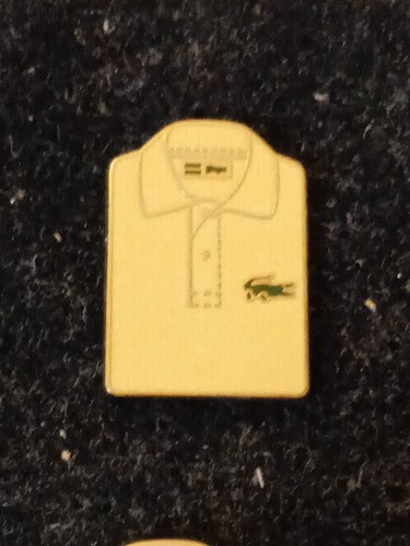 Pin polo lacoste argté - pin's,