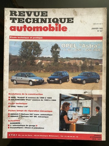 Revue technique automobile rta - technique,