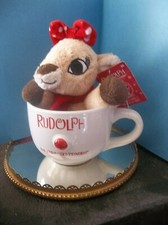 Rupolph cup with clarice plush - with,