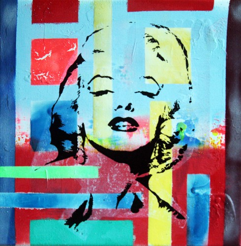 Marilyn monroe tableau - monroe, pop
